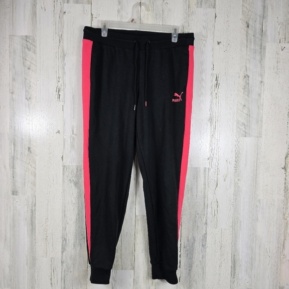 Puma women's black and pink jogger sweatpants size large - Picture 11 of 11